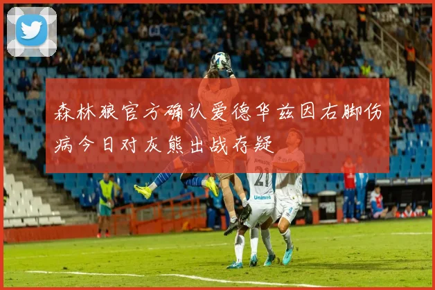 森林狼官方确认爱德华兹因右脚伤病今日对灰熊出战存疑